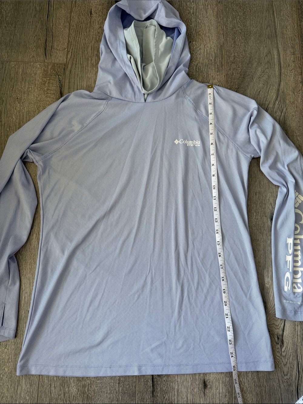 Columbia Light Lavender PFG Long Sleeve Hoodie - Picture 7 of 11